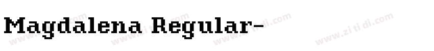 Magdalena Regular字体转换